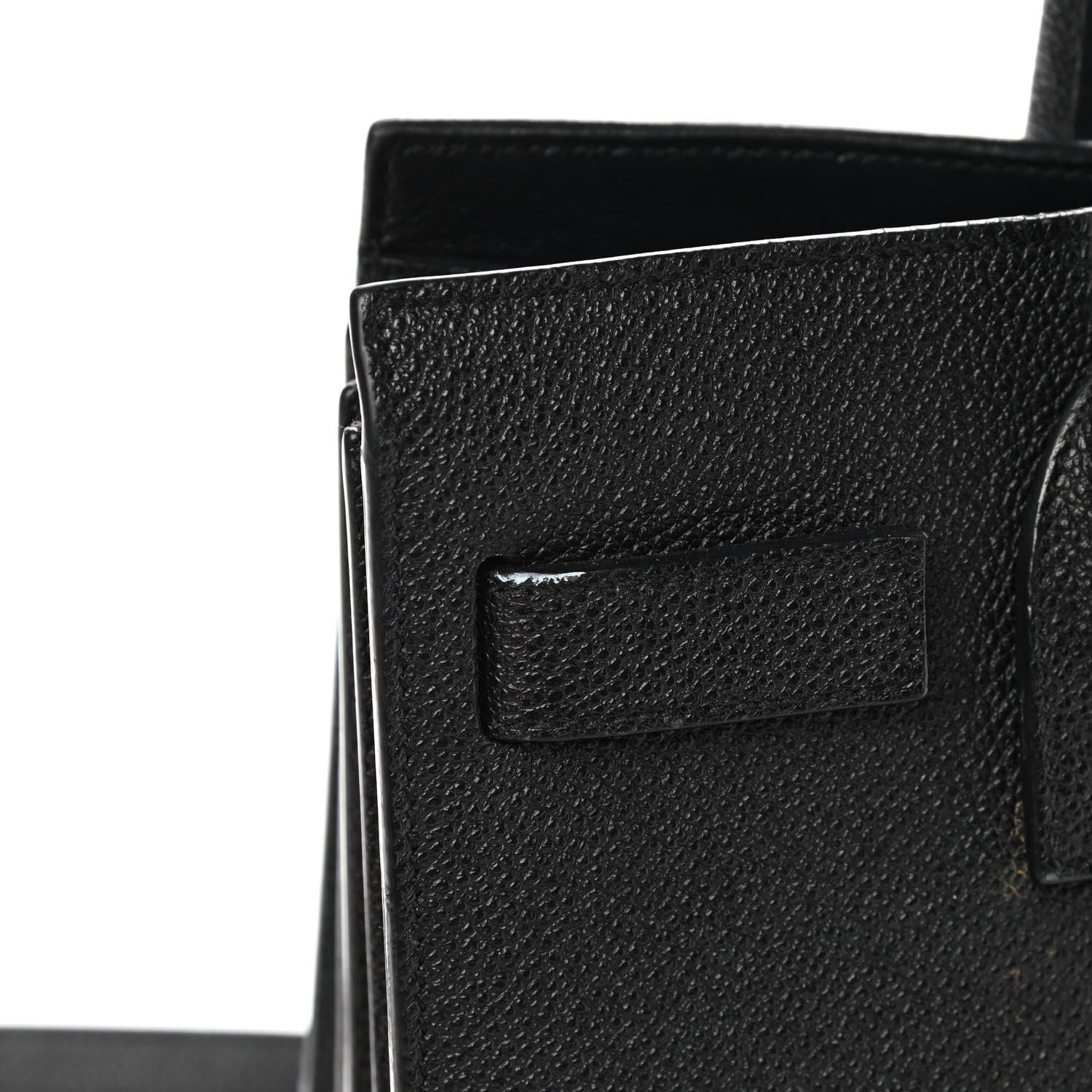 Saint Laurent Grained Calfskin Baby Sac De Jour Black 14 of 15