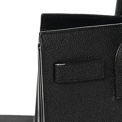 Saint Laurent Grained Calfskin Baby Sac De Jour Black 14 of 15
