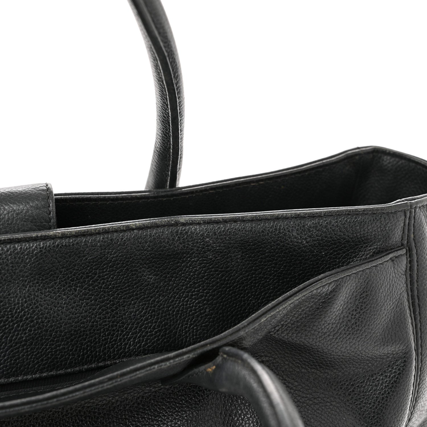 Chanel Calfskin Cerf Executive Shopper Tote Black 10 of 17