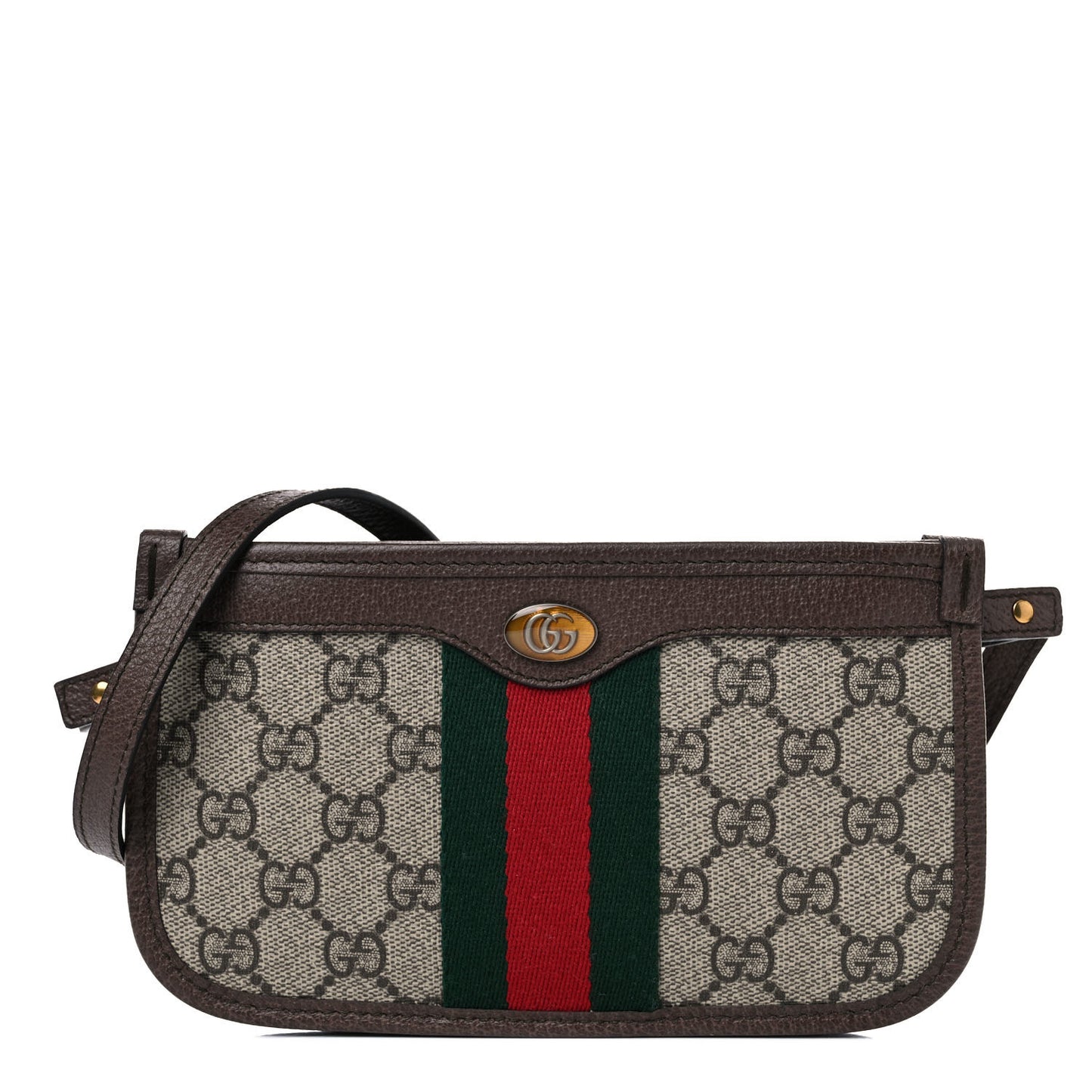 GG Supreme Monogram Web Ophidia Crossbody Beige New Acero