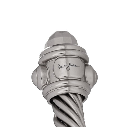 David Yurman Aluminum 5mm Renaissance Bracelet Darkened Silver 3 of 5