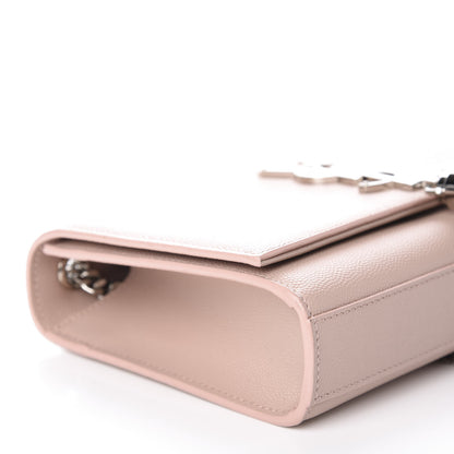 Saint Laurent Grain De Poudre Small Classic Monogram Kate Tassel Satchel Pale Blush 6 of 8