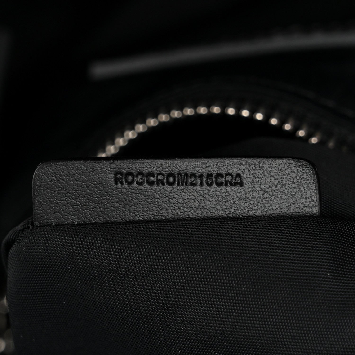 Burberry Calfskin Logo Embossed Backpack Charcoal Grey 8 of 12