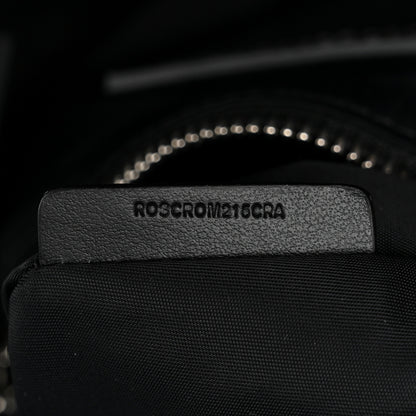 Burberry Calfskin Logo Embossed Backpack Charcoal Grey 8 of 12