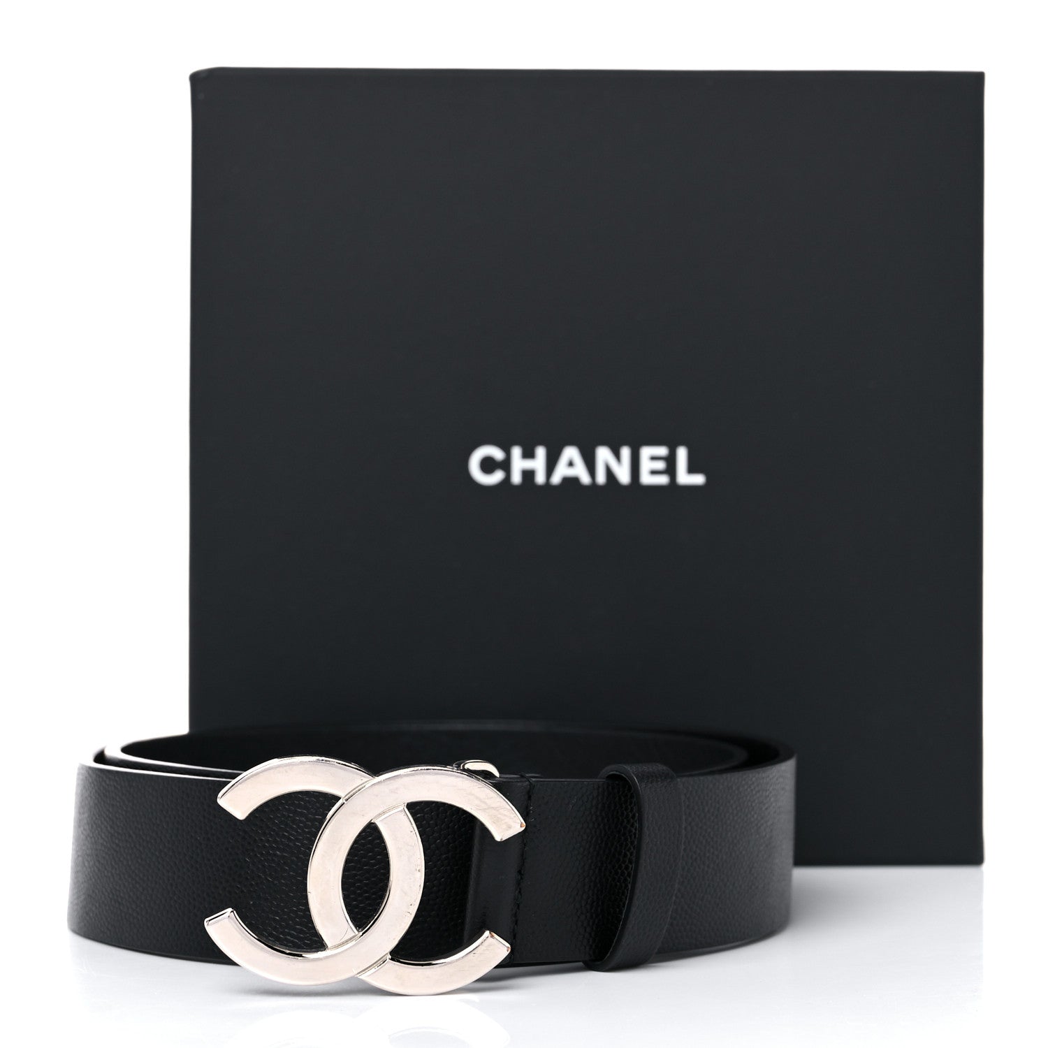 Chanel Caviar CC Logo Belt 75 30 Black 7 of 7