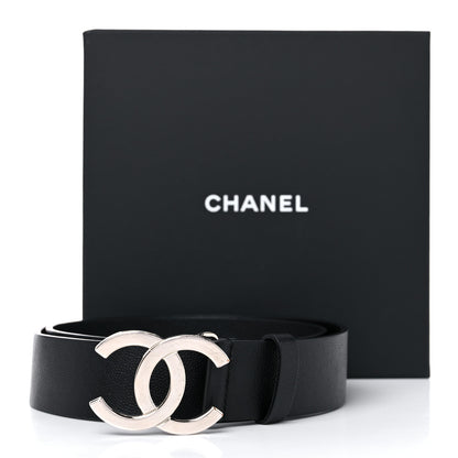 Chanel Caviar CC Logo Belt 75 30 Black 7 of 7