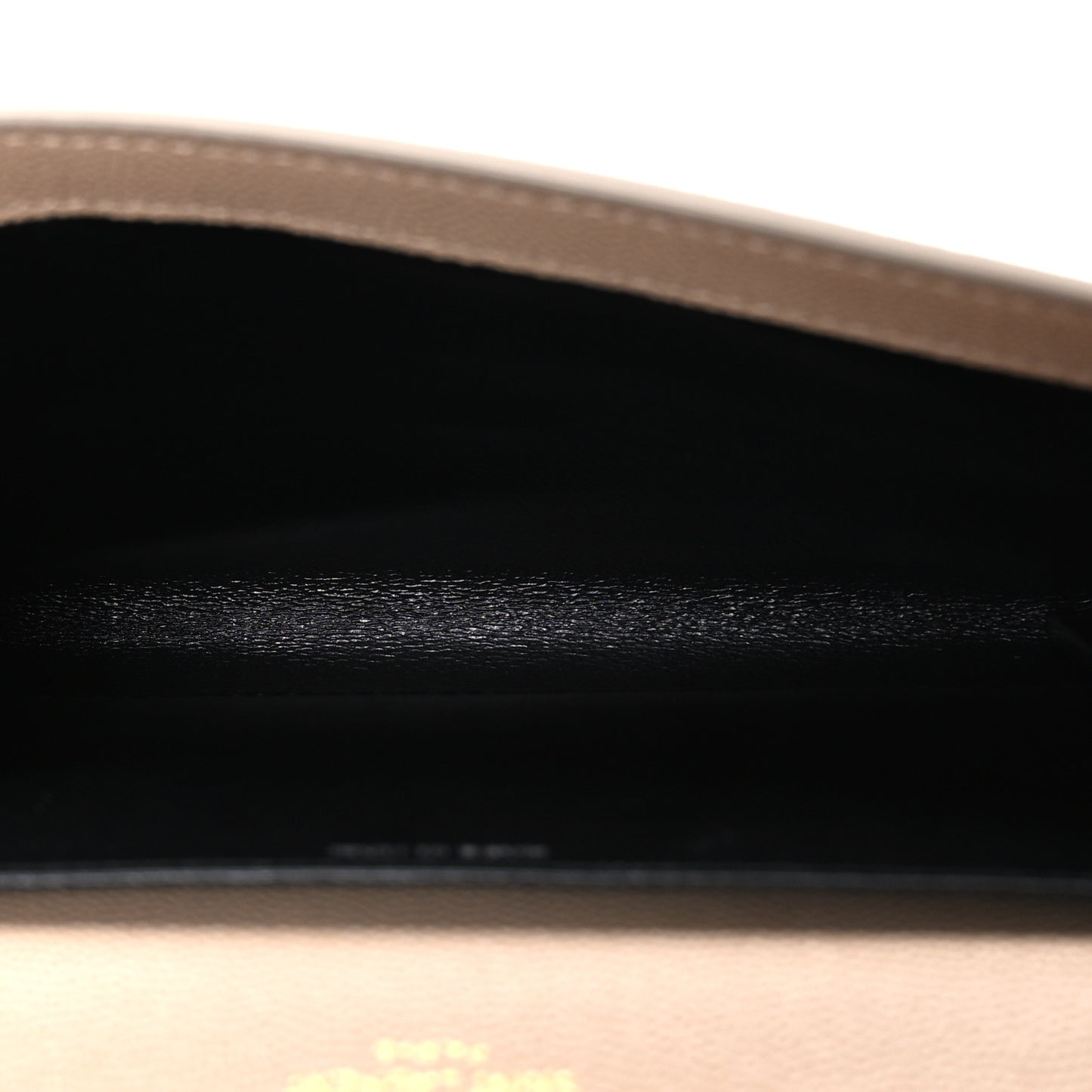 Grain De Poudre Monogram Uptown Chain Wallet Dark Beige