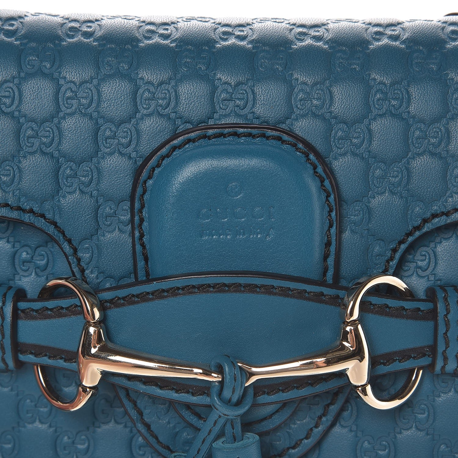 Gucci Microguccissima Mini Emily Shoulder Bag Deep Cobalt 6 of 8