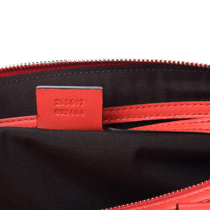 Gucci Guccissima Vitello Tender Medium Joy Boston Sporting Red 7 of 10