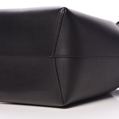 Mansur Gavriel Vegetable Tanned Calfskin Bucket Bag Black Dolly 9 of 9