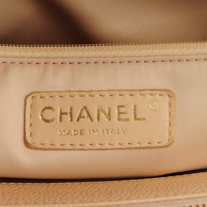 Chanel Caviar Quilted Grand Shopping Tote GST Beige Clair 6 of 7
