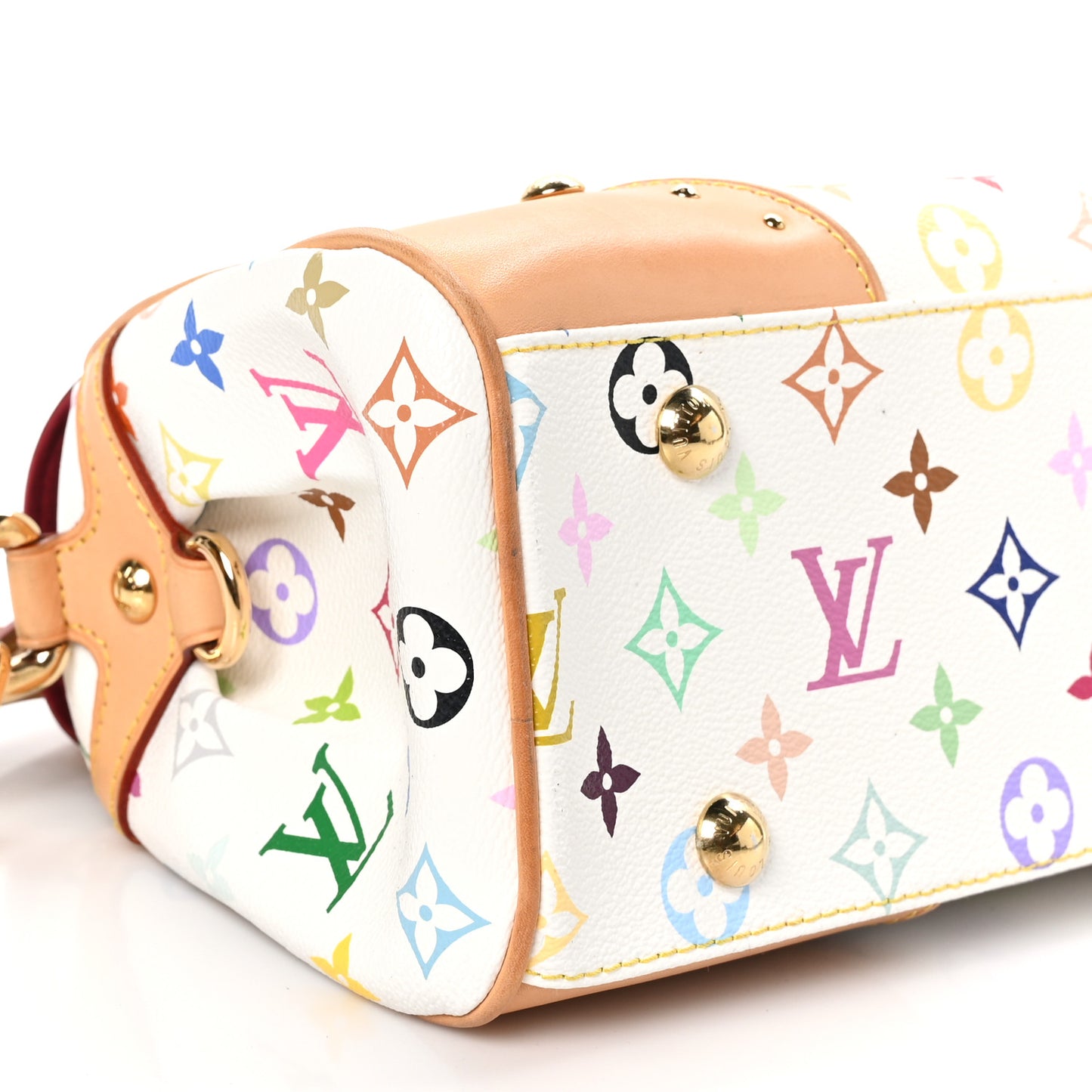 Monogram Multicolor Beverly MM White