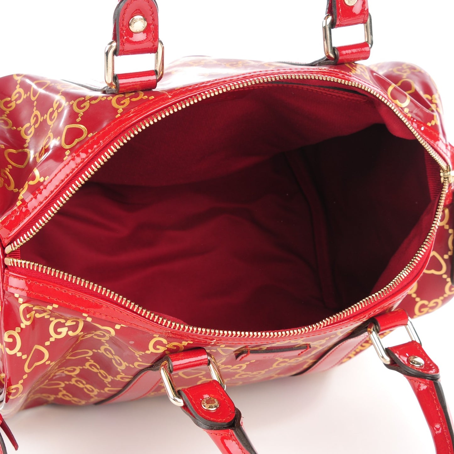 Patent GG Valentine Medium Joy Boston Red Gold