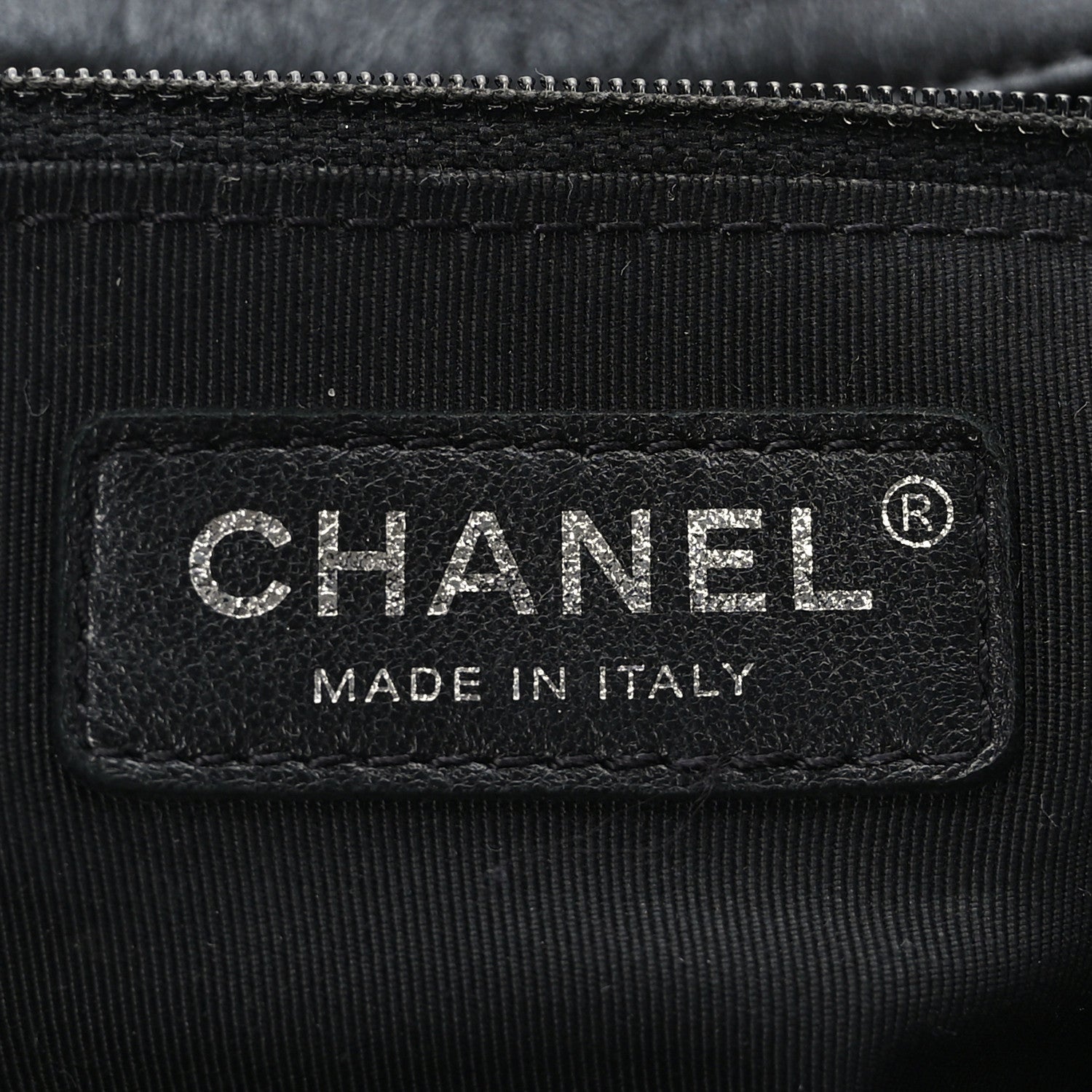 Chanel Crumpled Calfskin Medium Chain All Over Flap Black 6 of 9
