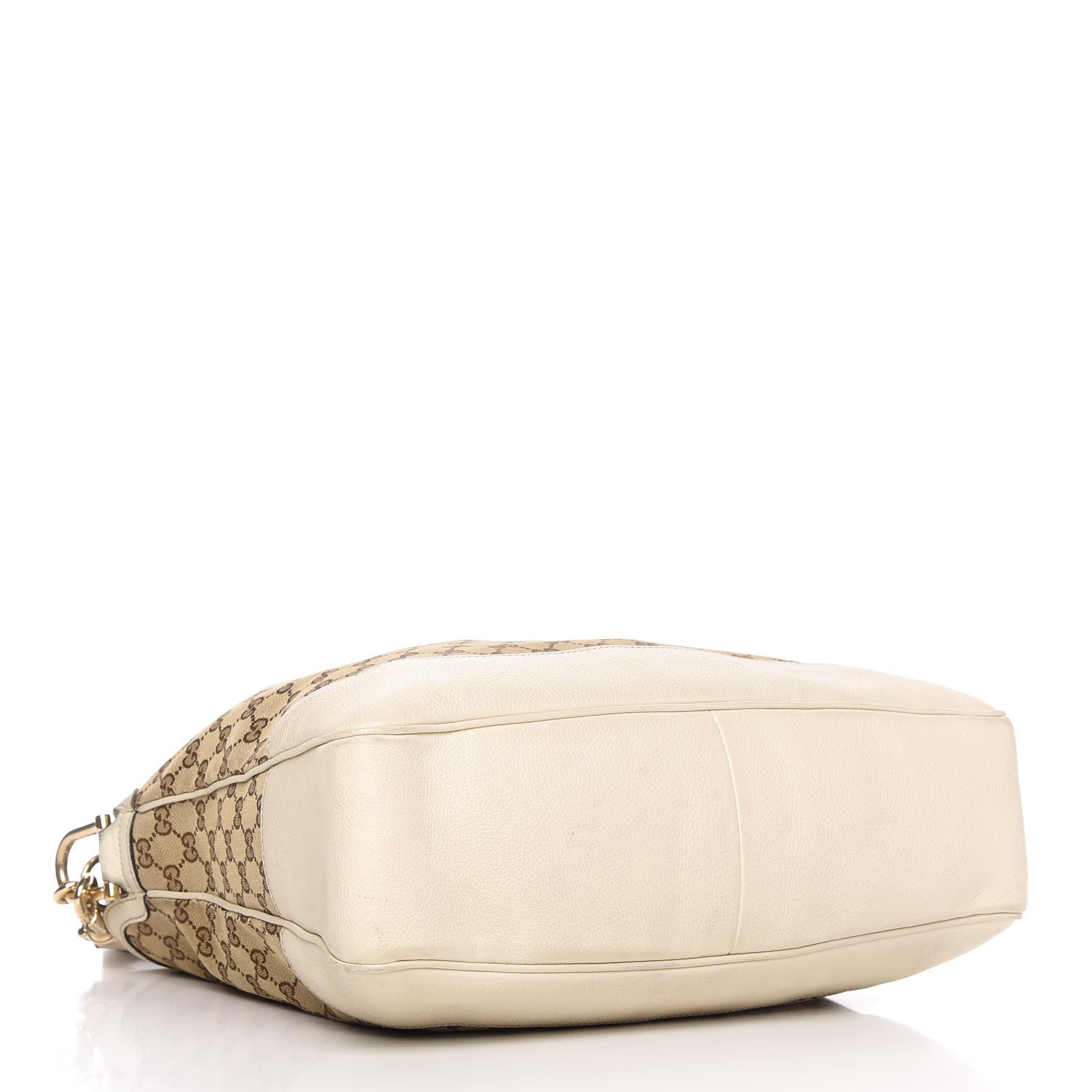 Gucci Monogram Medium Diana Bamboo Shoulder Bag Off White 4 of 10