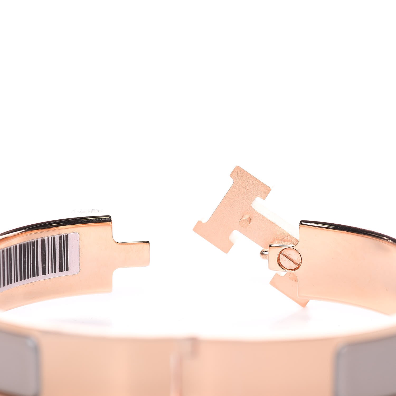 Hermes Enamel Narrow Clic Clac H Bracelet PM Marron Glace 4 of 6