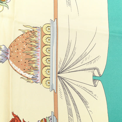 Hermes Silk A La Gloire De La Cuisine Francaise Scarf 90 5 of 5