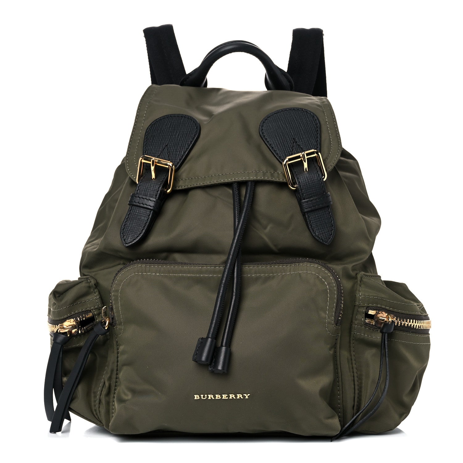 Burberry Nylon Medium Rucksack Backpack Canvas Green 1 of 11