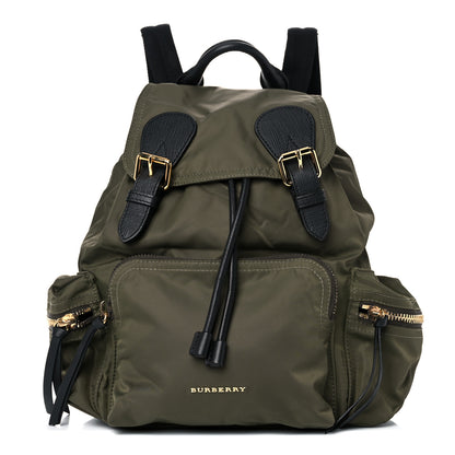 Burberry Nylon Medium Rucksack Backpack Canvas Green 1 of 11