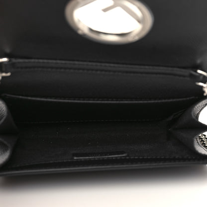 Fendi Vitello Cruise F is Fendi Wallet on Chain Black 5 of 7