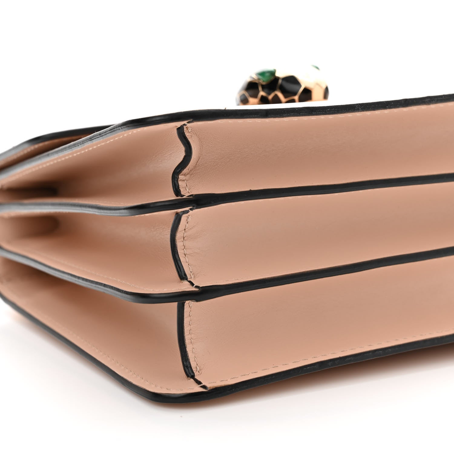 Bulgari Calfskin Serpenti Forever Top Handle Crystal Rose 9 of 11