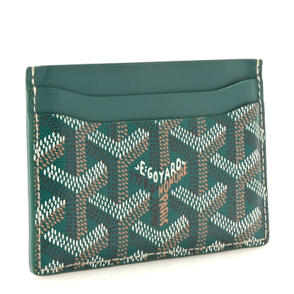 Goyard Goyardine Saint Sulpice Card Holder Green 3 of 7