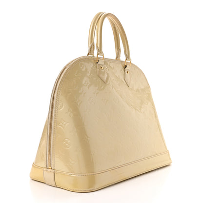 Louis Vuitton Vernis Alma GM Blanc Corail 3 of 14