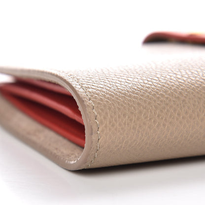Celine Grained Calfskin Medium Multifunction Strap Wallet Pop Red Chalk 8 of 13