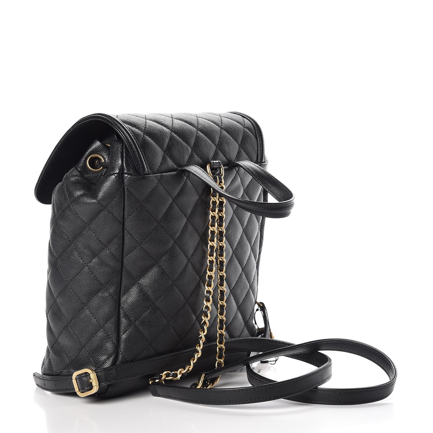 Chanel Caviar Quilted Filigree Backpack Black 3 of 8