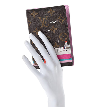 Louis Vuitton Monogram 2016 Christmas Animation Passport Cover Rose Ballerine 2 of 8