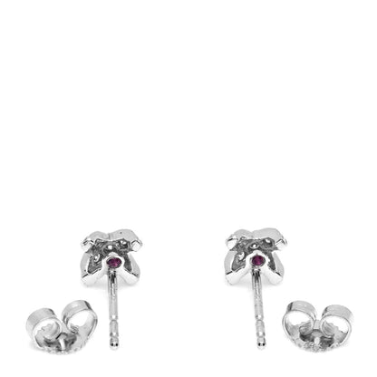 Roberto Coin 18K White Gold Diamond X Stud Earrings 3 of 5