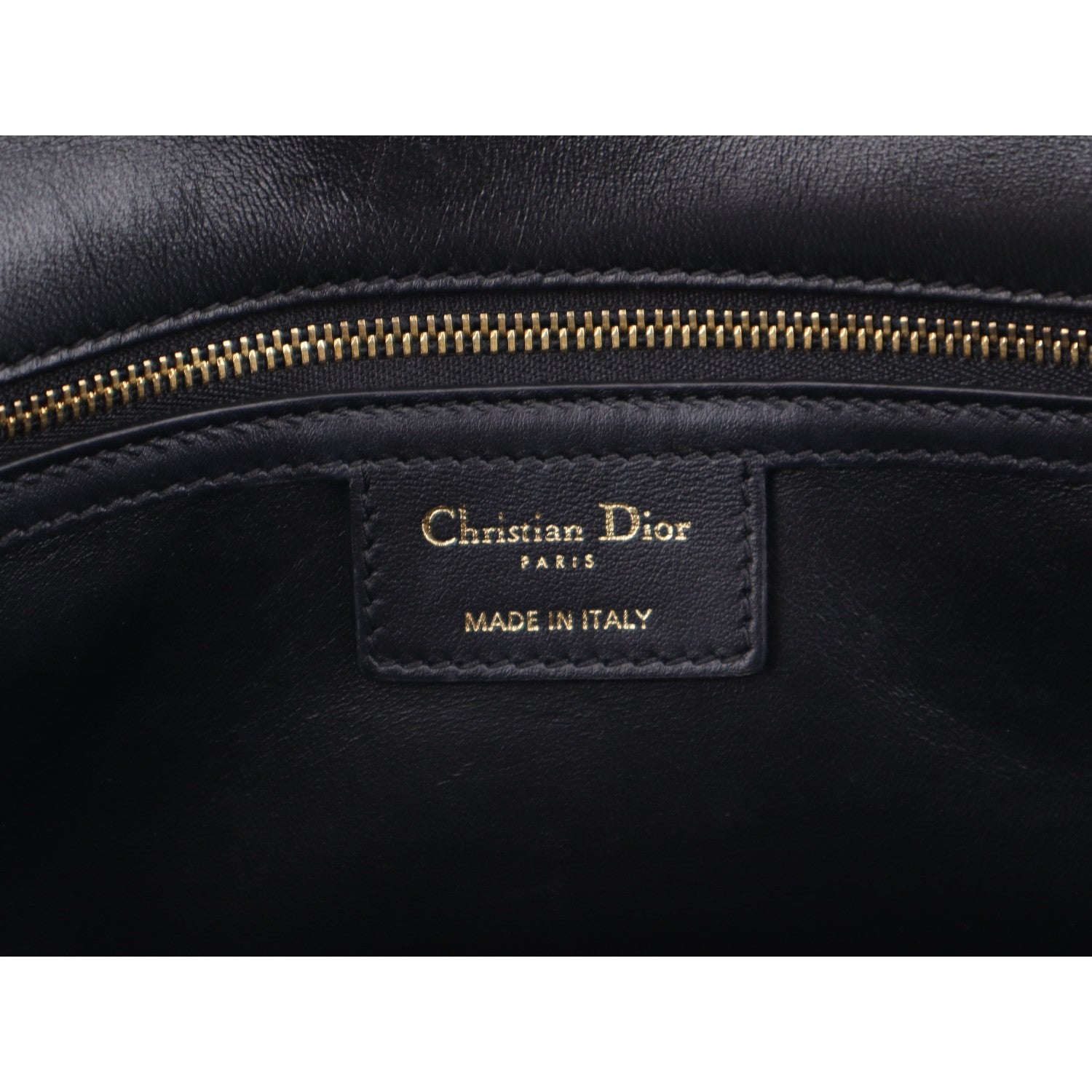 Christian Dior Technical Canvas Macro Houndstooth Medium Caro Bag Black White 6 of 9