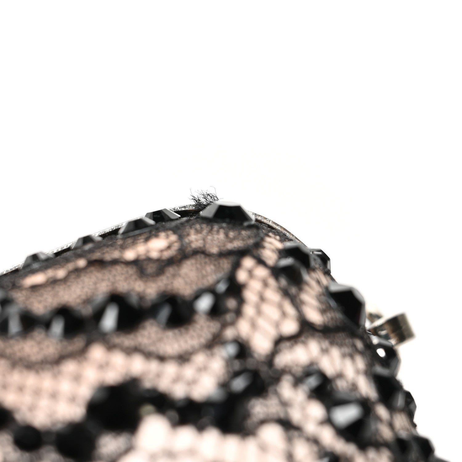 Christian Louboutin Lace Miss Loubi Chain Clutch Black 8 of 8