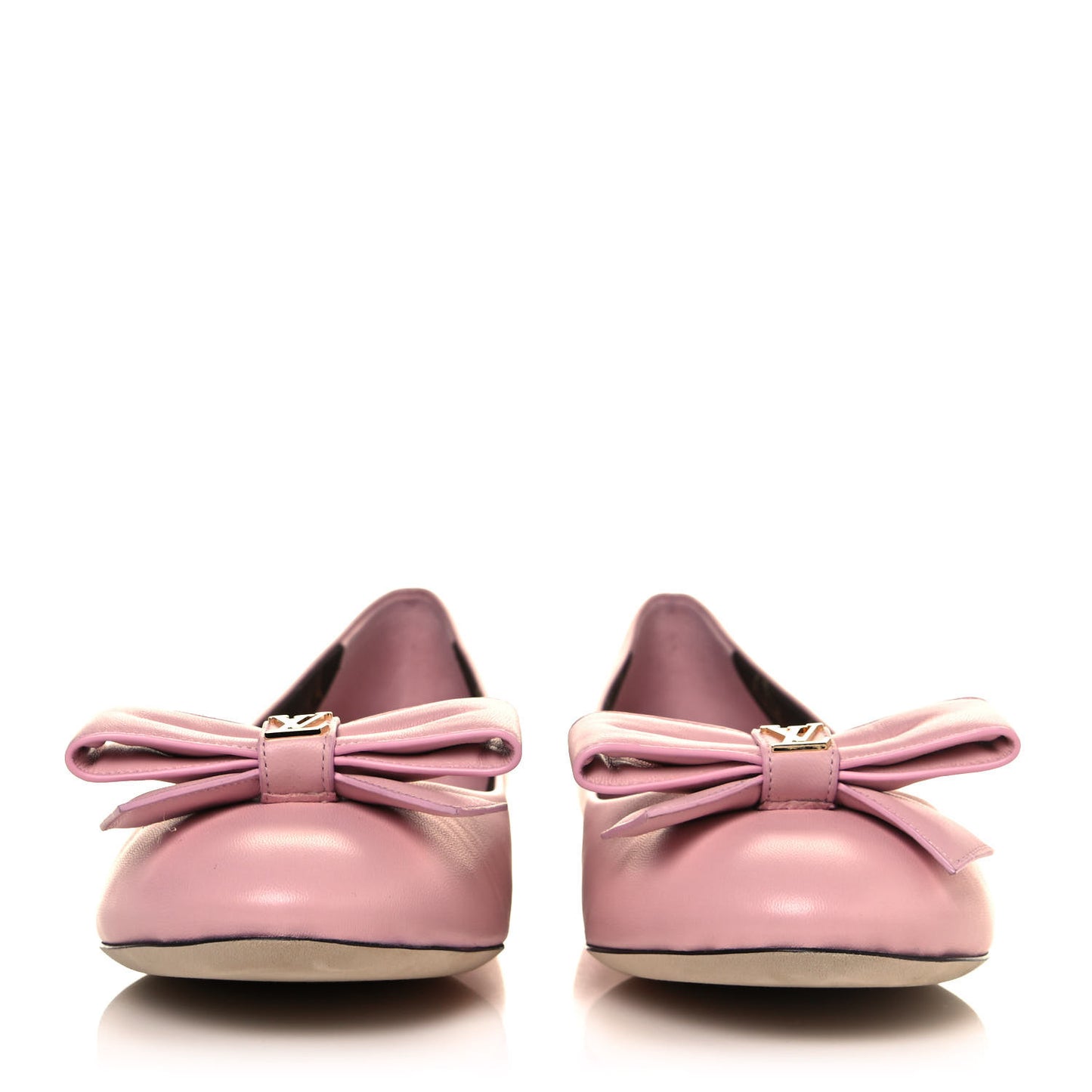 Lambskin Popi Ballerina Flats 41 Light Pink