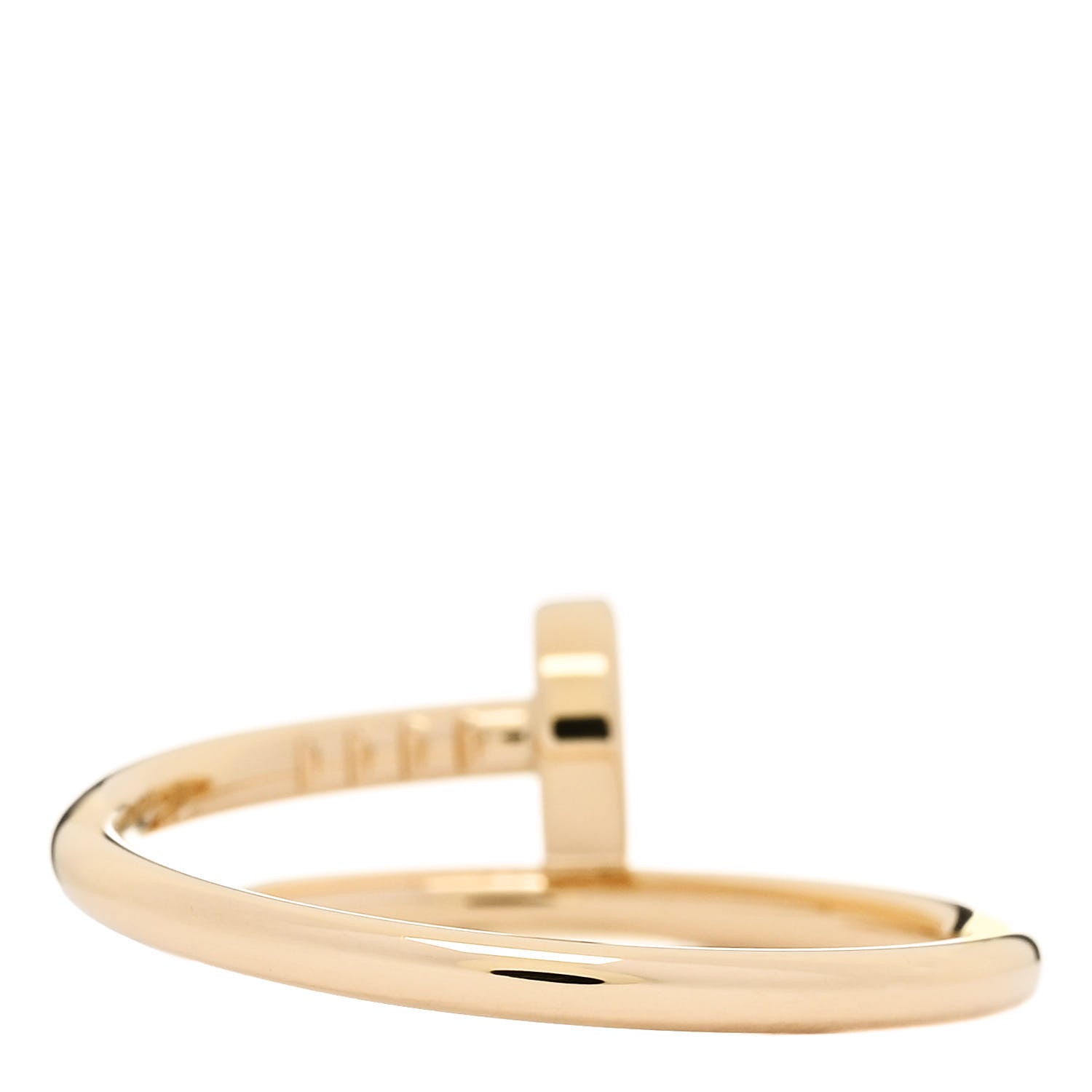 Cartier 18K Yellow Gold Small Juste Un Clou Ring 53 6.25 3 of 4