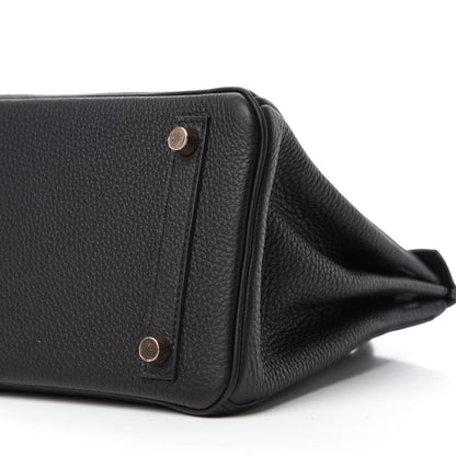 Hermes Togo Birkin 25 Black 7 of 11