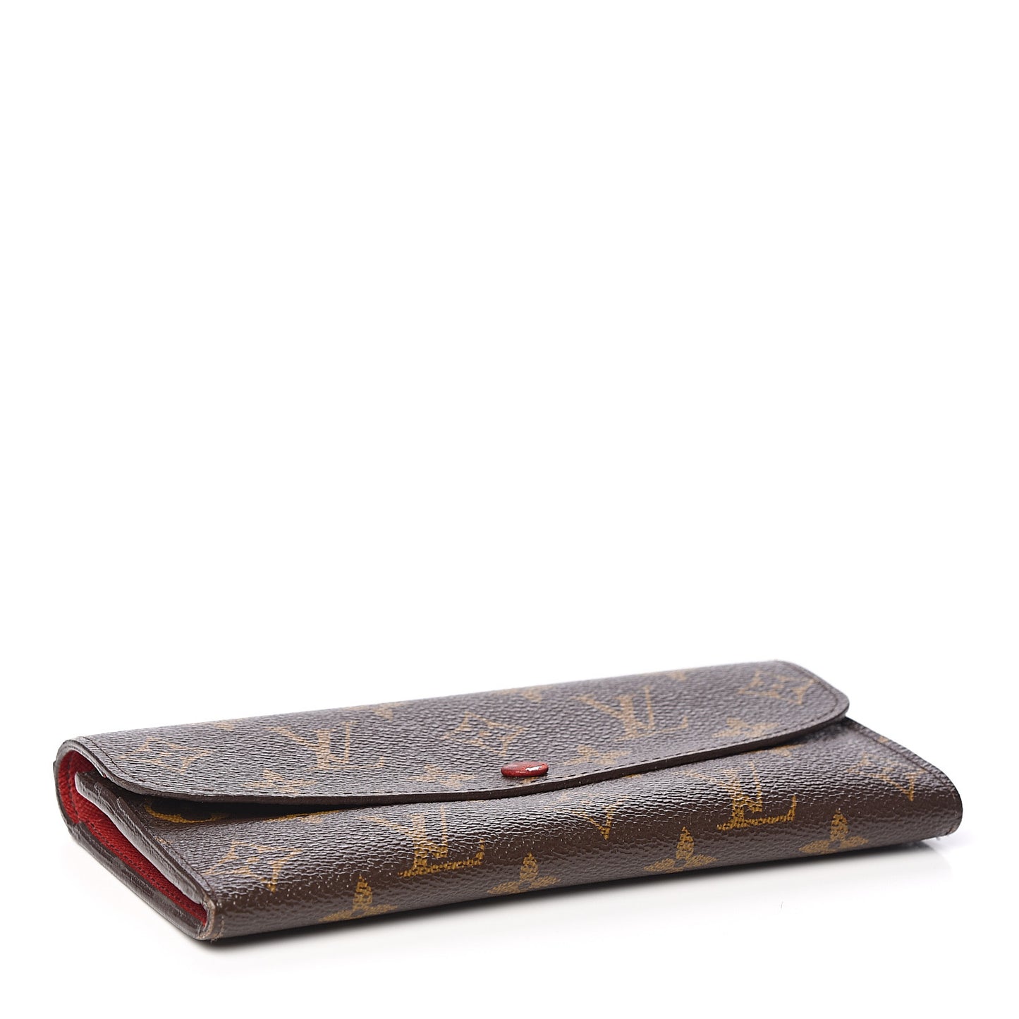 Monogram Emilie Wallet Red