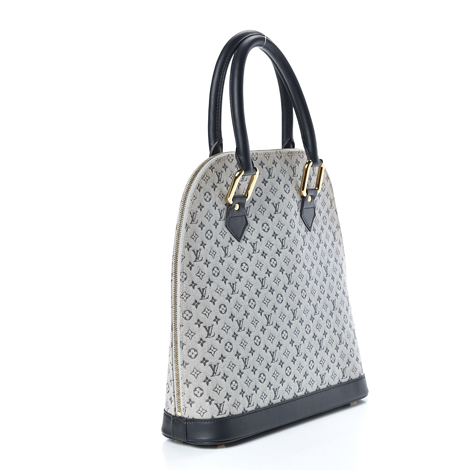 Louis Vuitton Mini Monogram Alma Haut Tote Blue 3 of 16