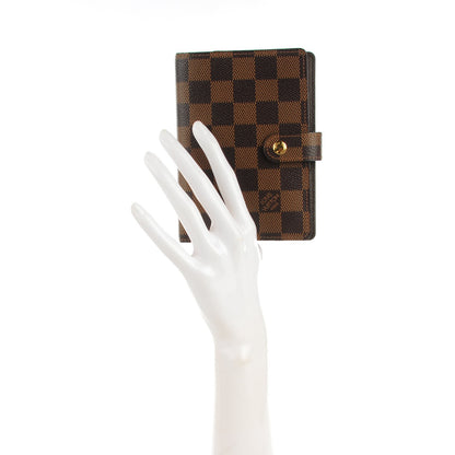 Louis Vuitton Damier Ebene Small Ring Agenda Cover 2 of 7
