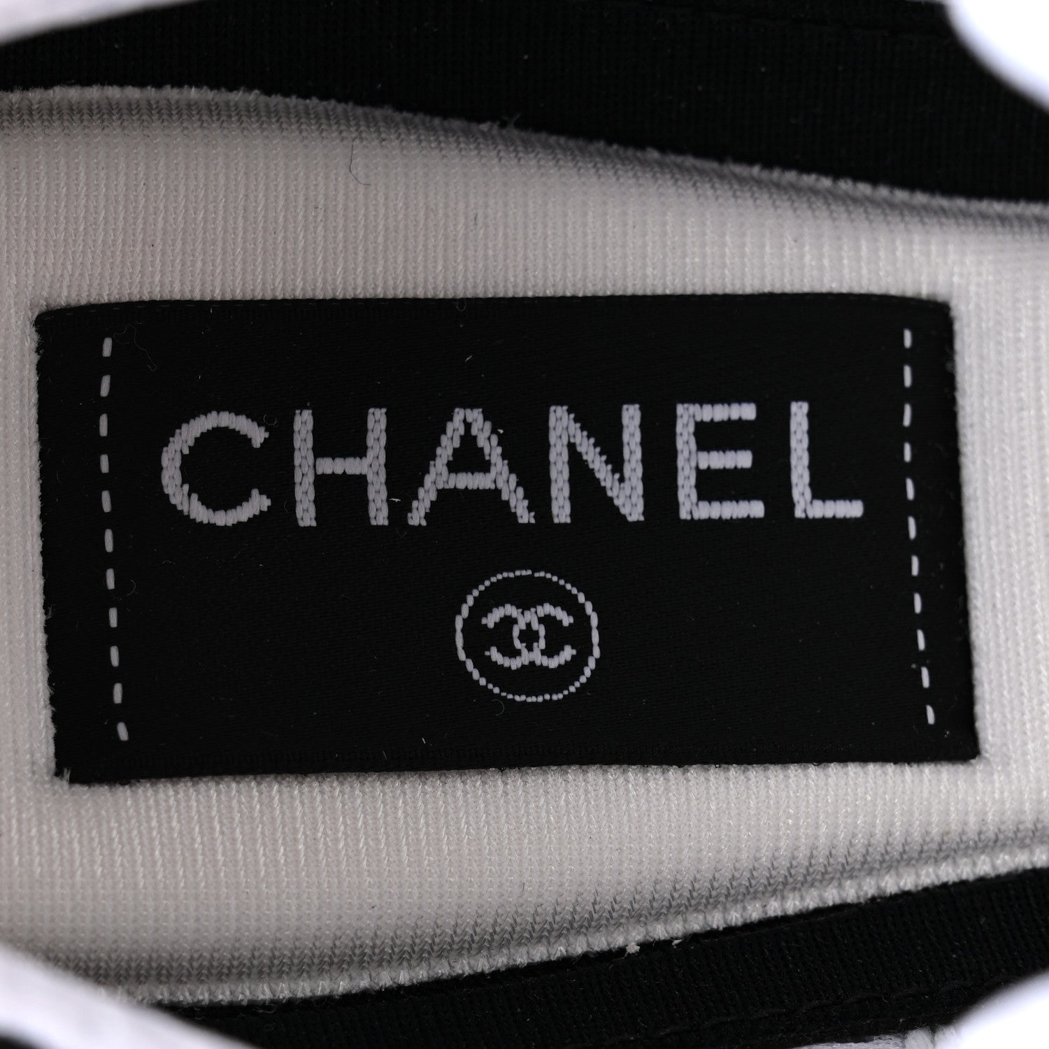 Chanel Suede Calfskin Grosgrain Womens CC Sneakers 39.5 White Black 7 of 11