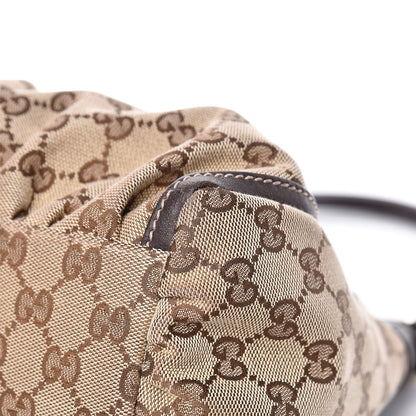 Gucci Monogram Medium D Gold Hobo Dark Brown 9 of 12