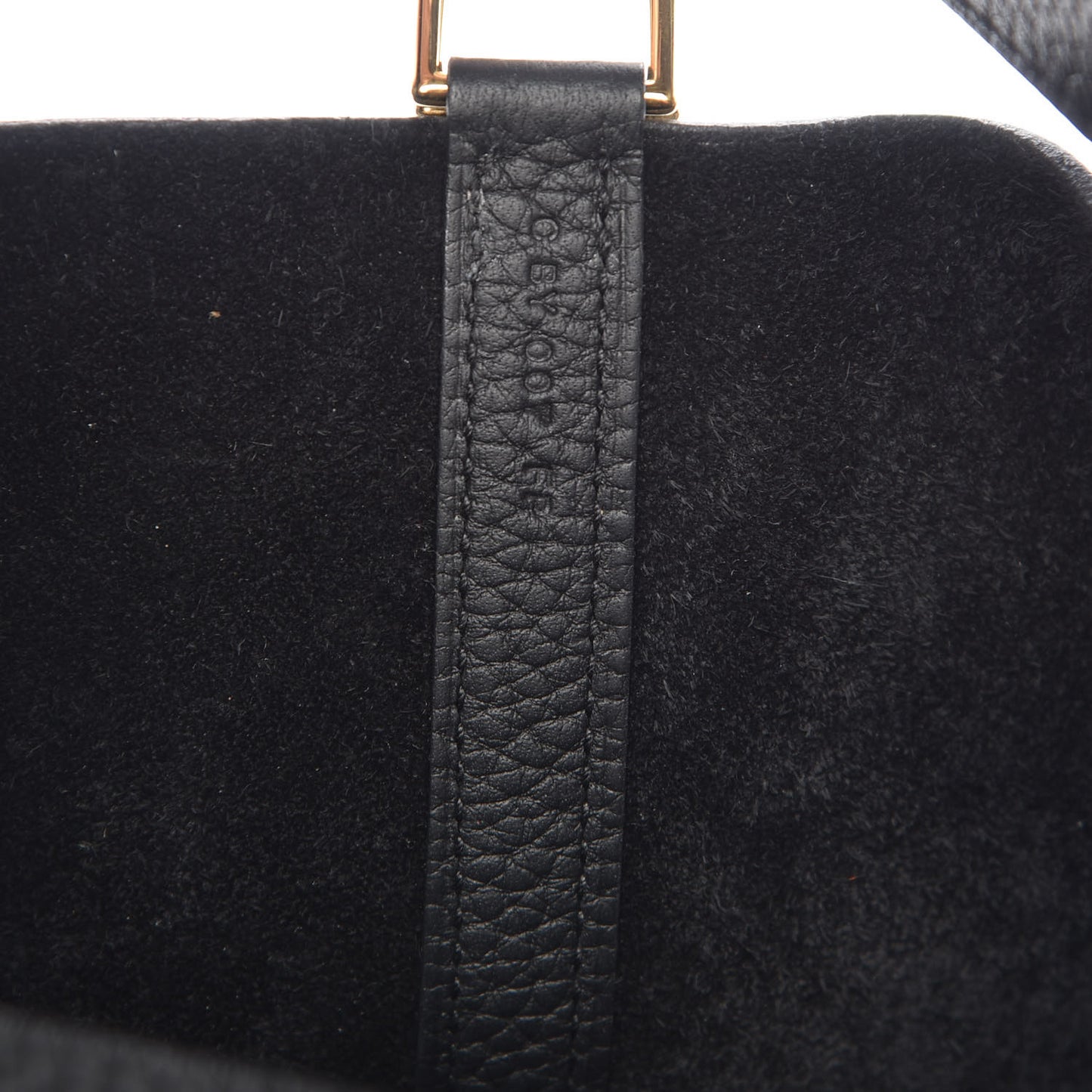 Taurillon Clemence Picotin Lock 22 MM Black