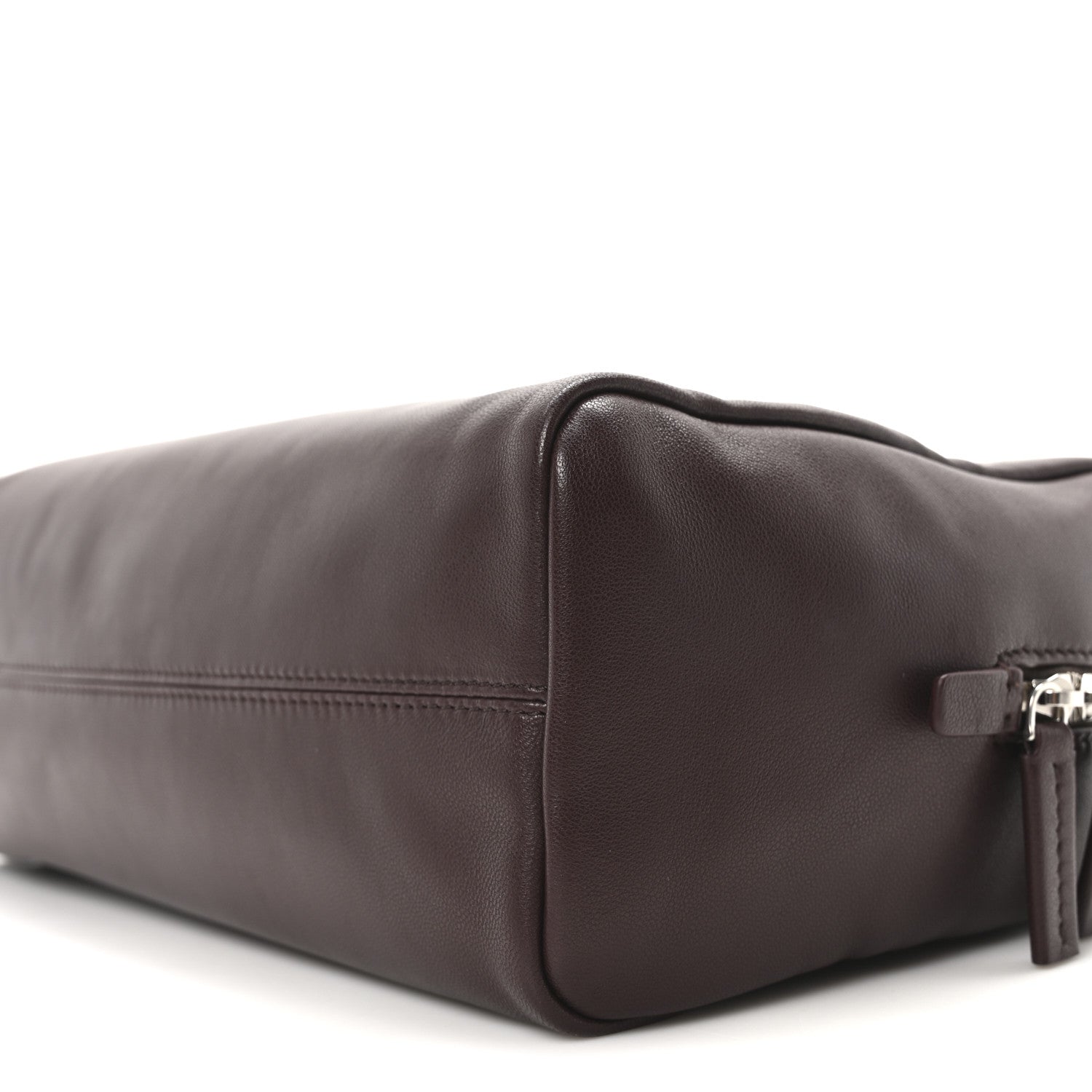 The Row Nappa Astra Bowling Bag Burgundy Ans 9 of 9