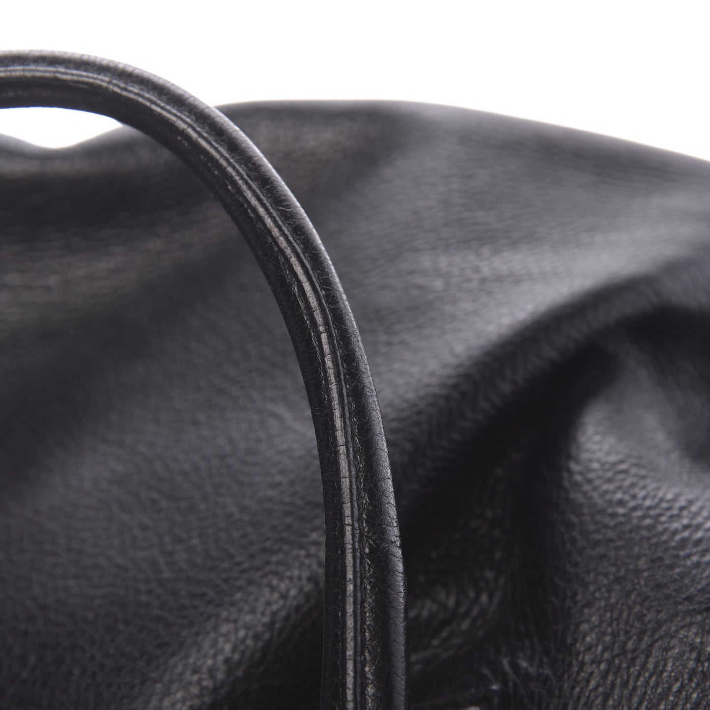 Vitello Daino Tote Black