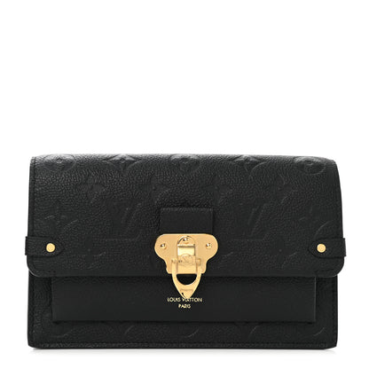 Louis Vuitton Empreinte Vavin Chain Wallet Black 1 of 7