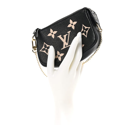 Louis Vuitton Empreinte Monogram Giant Mini Pochette Accessories Black 2 of 8