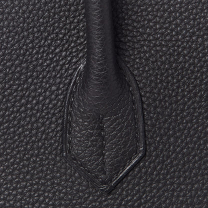Hermes Togo Verso Birkin 35 Black Bleu Agate 11 of 31