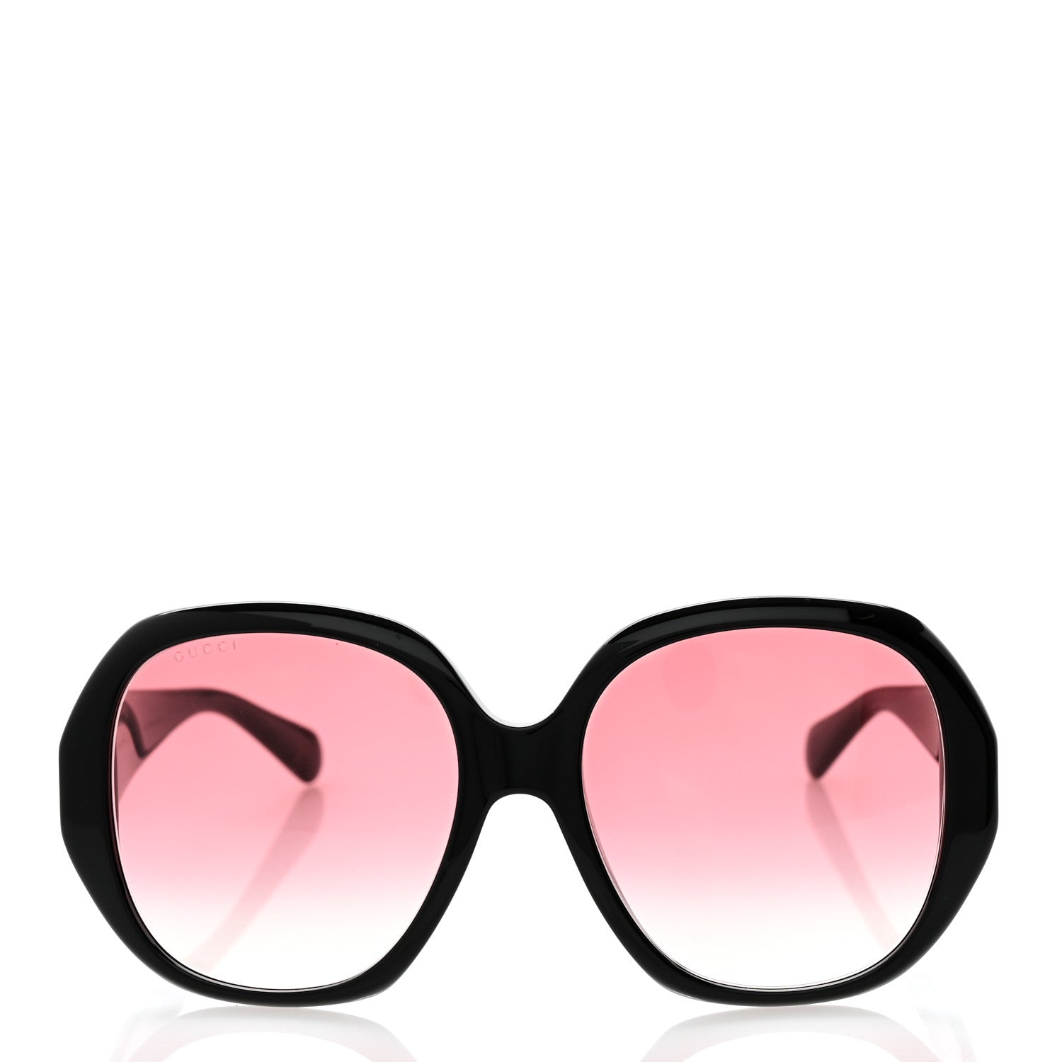 Gucci Acetate Round Frame Sunglasses GG0796S Black 2 of 8
