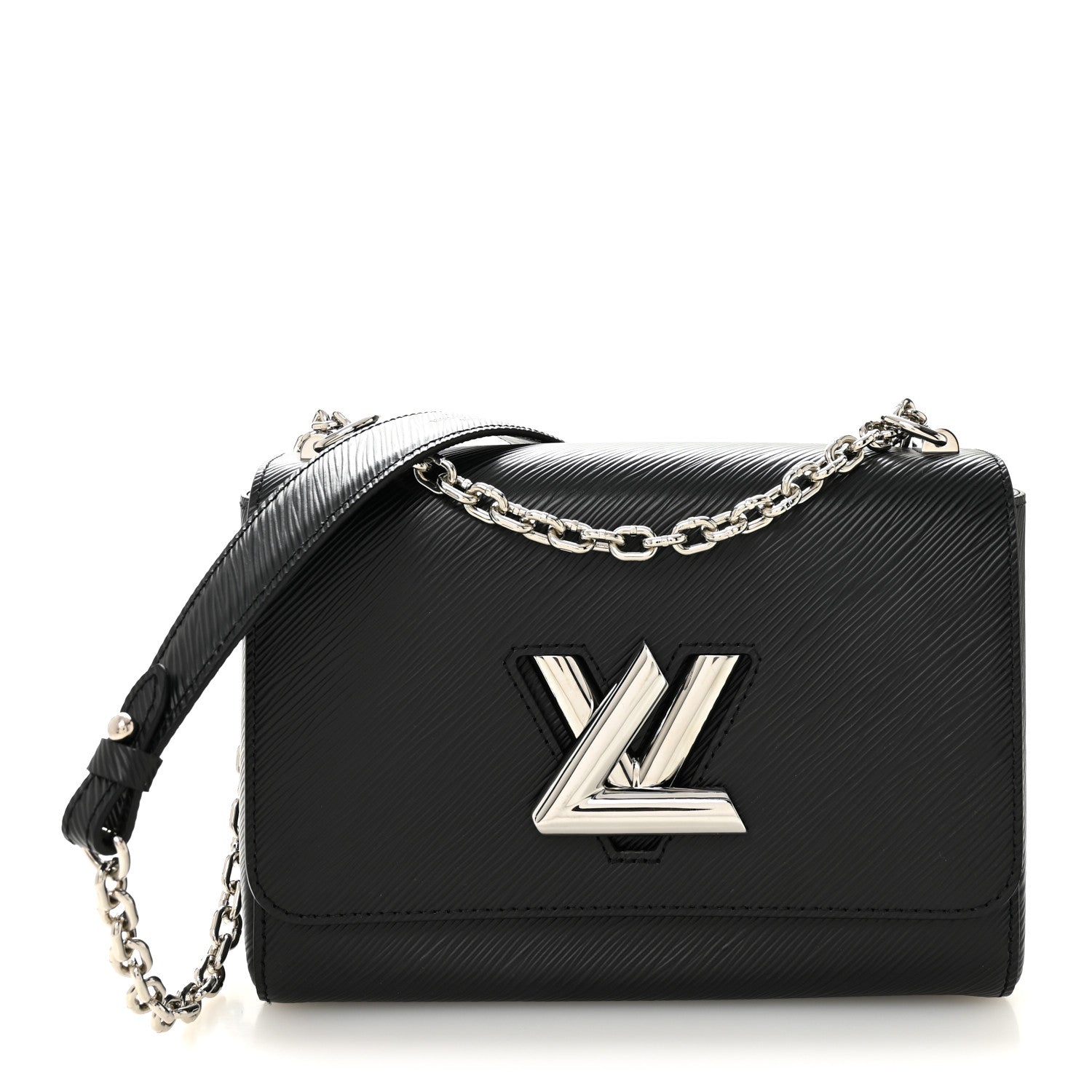 Louis Vuitton Epi Twist Shoulder Bag MM Black 1 of 10