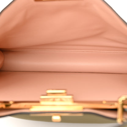 Fendi Vitello Seta Shiny Nappa Medium Peekaboo I SEE U Satchel Avocado Light Rose 8 of 12